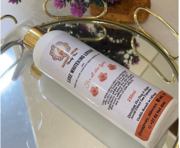 Luxe whitening lotion