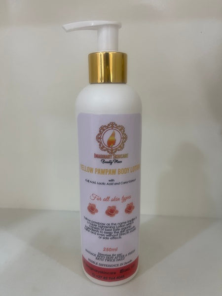 Yellow Paw Paw Body Lotion